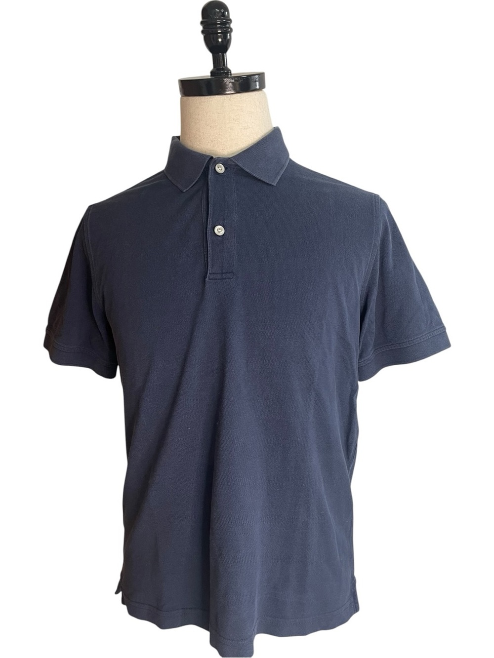 UNTUCKit Damaschino Wrinkle Free Polo Navy Blue